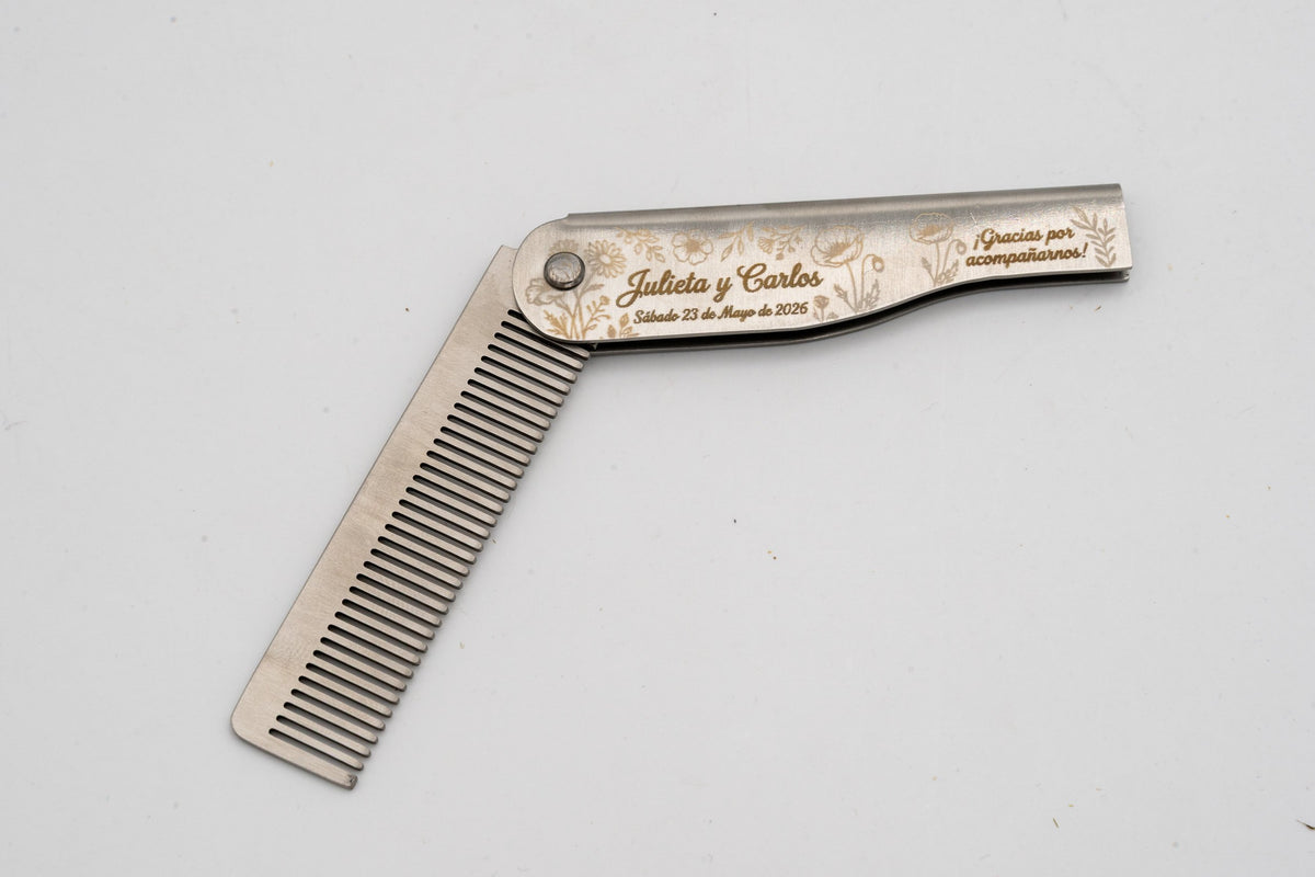 Peine de Metal Personalizado