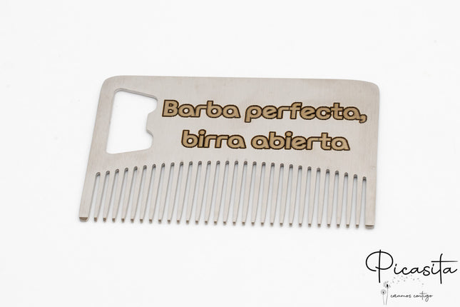 Peine de Metal Personalizado