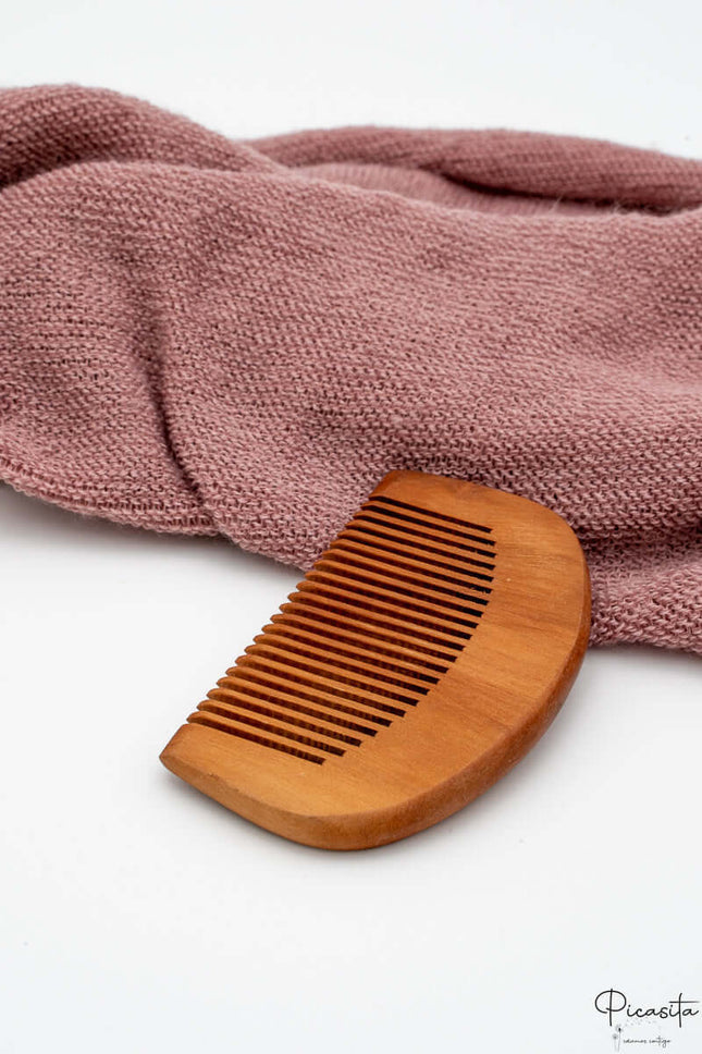 Peine de Madera Personalizado Caoba sin mango