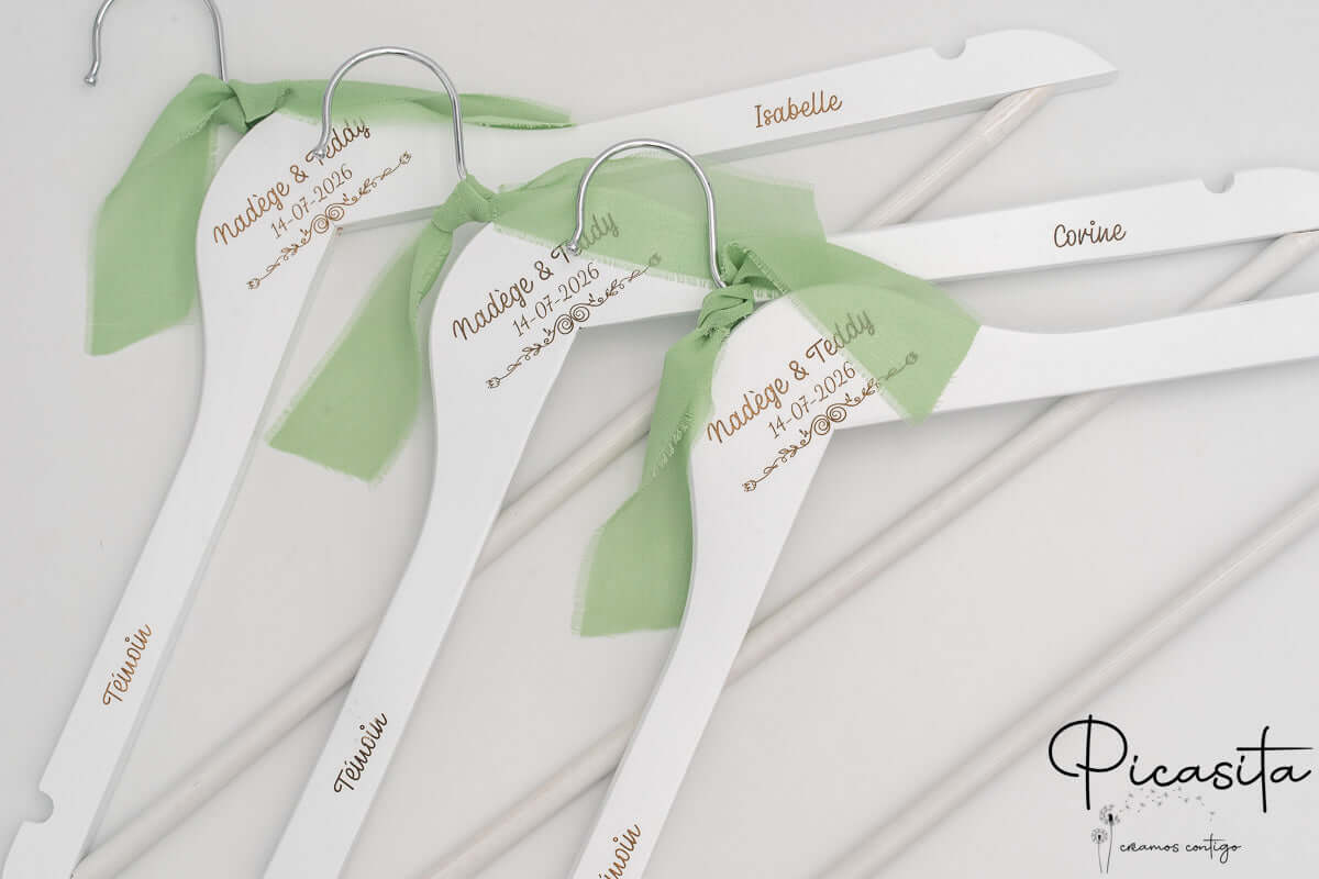 Percha para Testigos de Boda | Regalo para Testigos de Boda