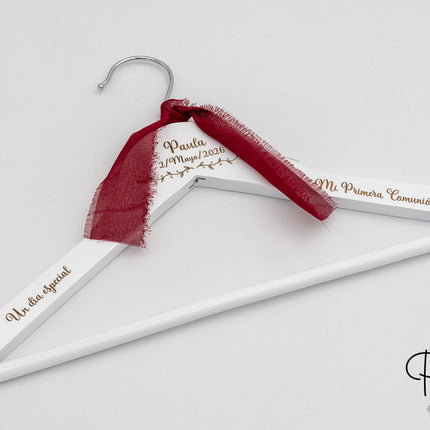 Percha Personalizada Infantil para Comunión