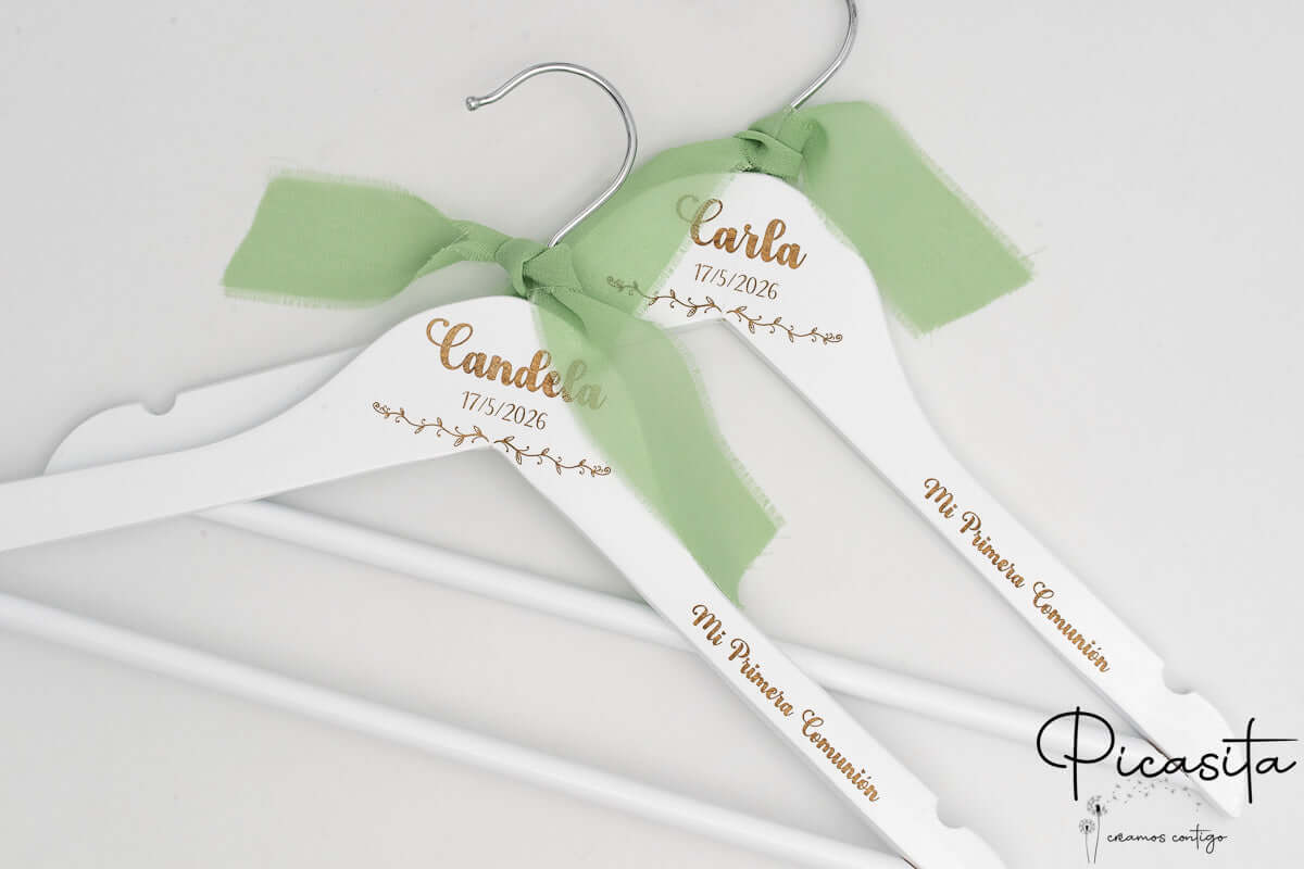 Percha Personalizada Infantil para Comunión