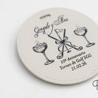 Redondo 5 Tees (95mm) / Blanco - Negro