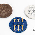 Redondo 5 Tees (95mm) / Cuero - Negro