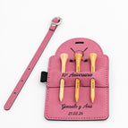 Rectangular 3 Tees (125 x 80mm) / Rosa - Negro