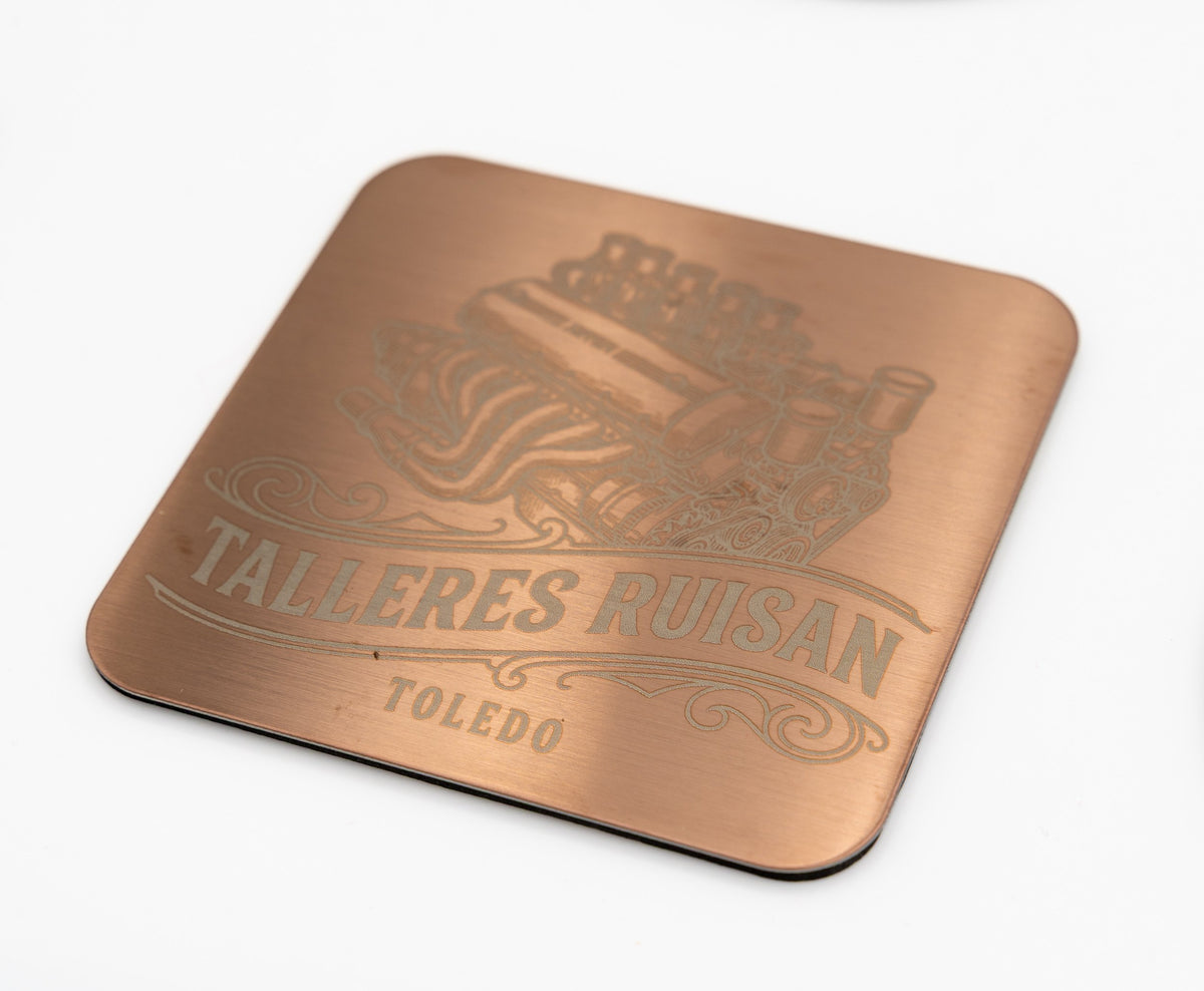 Posavasos de Acero Grabados