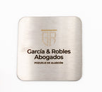 Posavasos de Acero Grabados