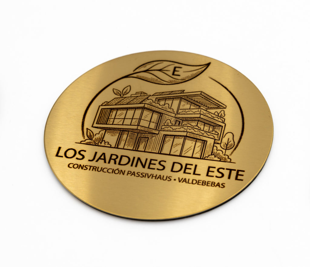 Posavasos de Acero Grabados