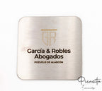 Posavasos de Acero Grabados