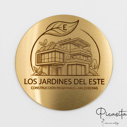 Posavasos de Acero Grabados