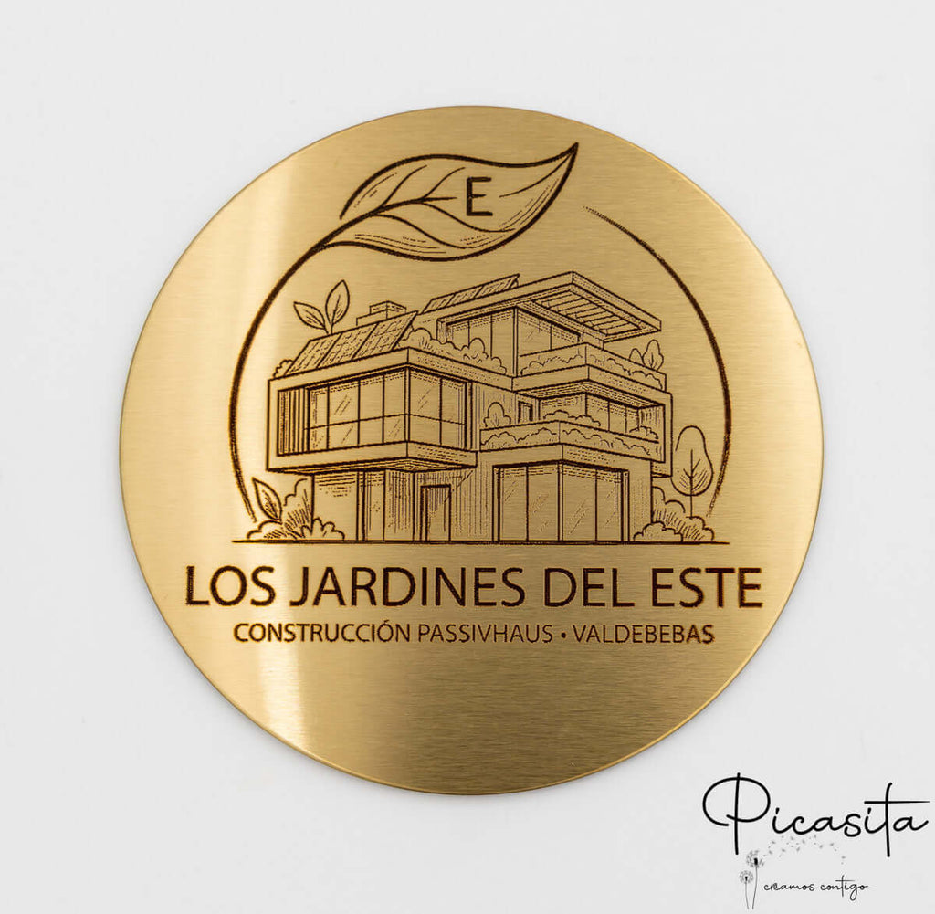 Posavasos de Acero Grabados