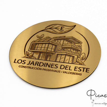 Posavasos de Acero Grabados