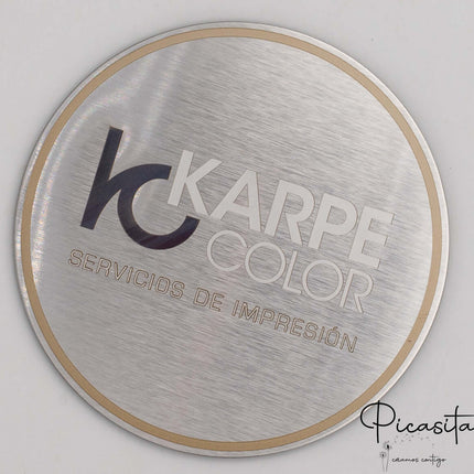 Posavasos de Acero Grabados