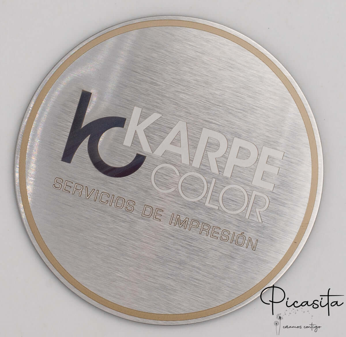 Posavasos de Acero Grabados