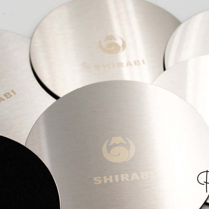 Posavasos de Acero Grabados