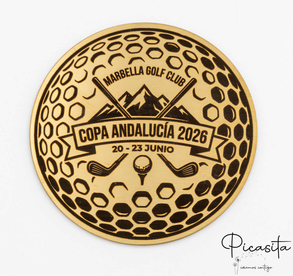 Posavasos de Acero Grabados