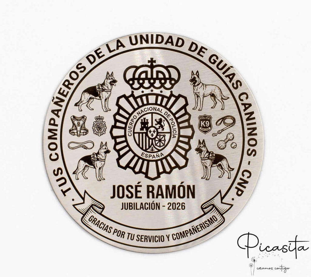 Posavasos de Acero Grabados