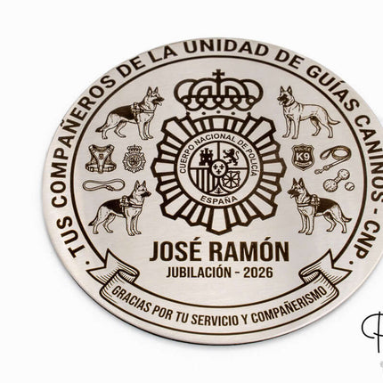 Posavasos de Acero Grabados