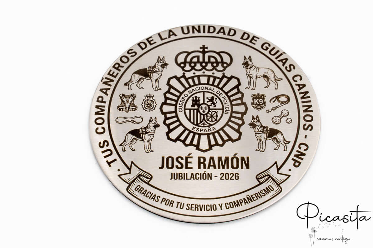 Posavasos de Acero Grabados