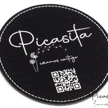 Posavasos de Cuero Sintético