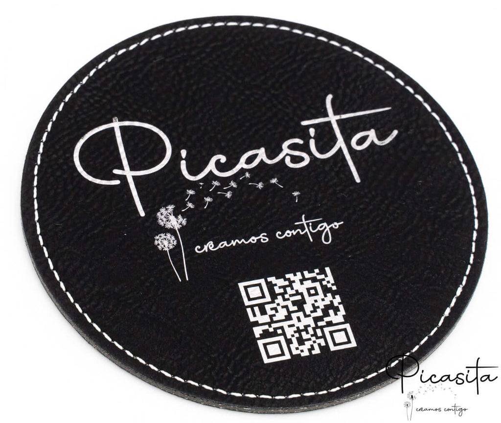 Posavasos de Cuero Sintético