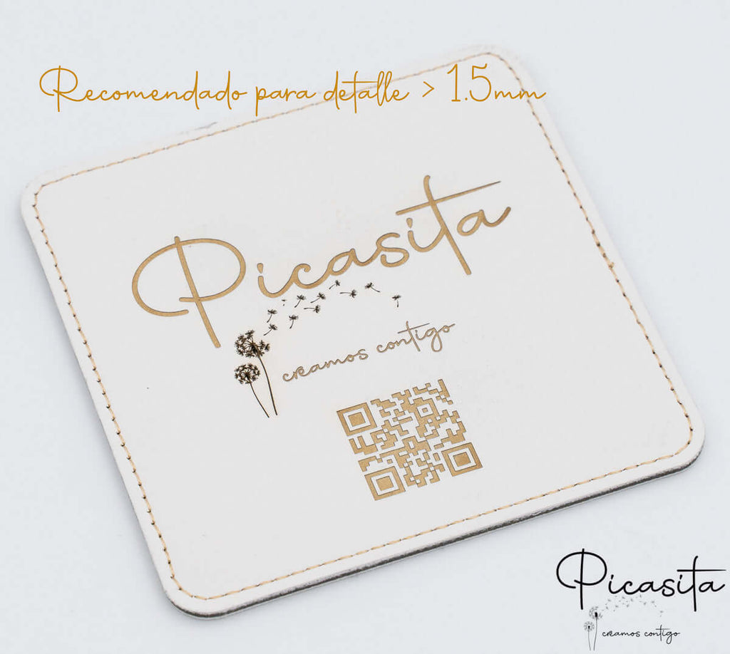 Posavasos de Cuero Sintético