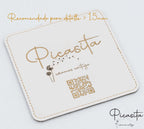 Posavasos de Cuero Sintético