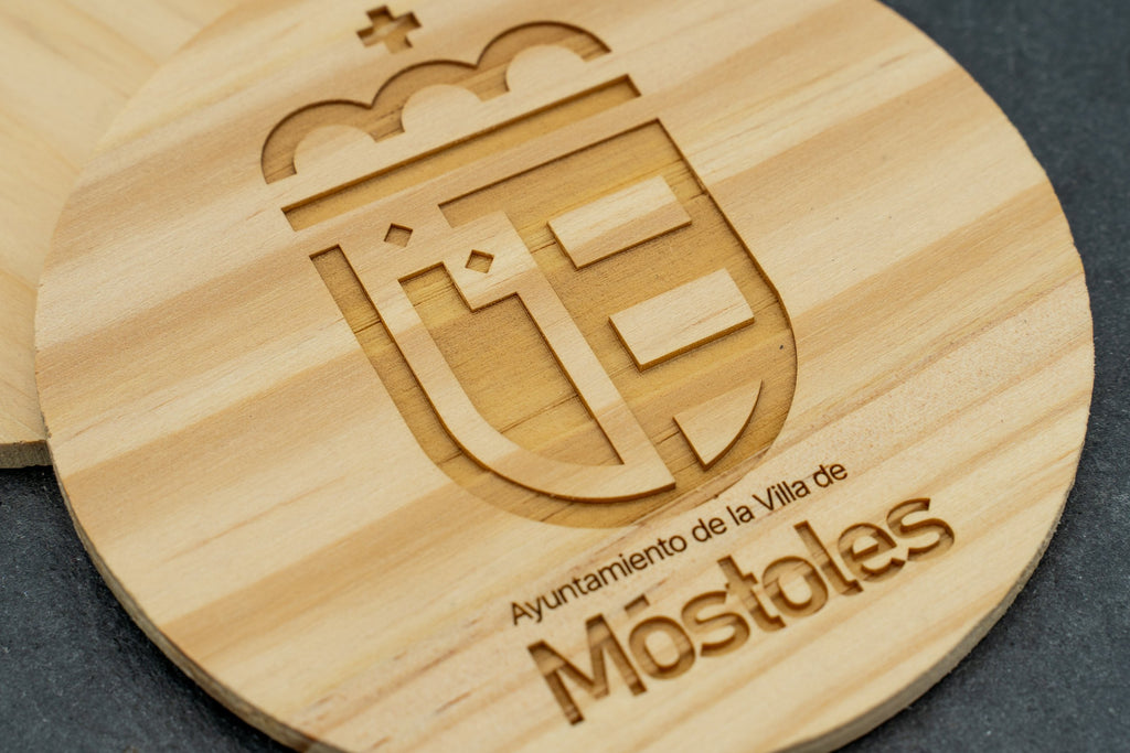 Posavasos de Madera Personalizado