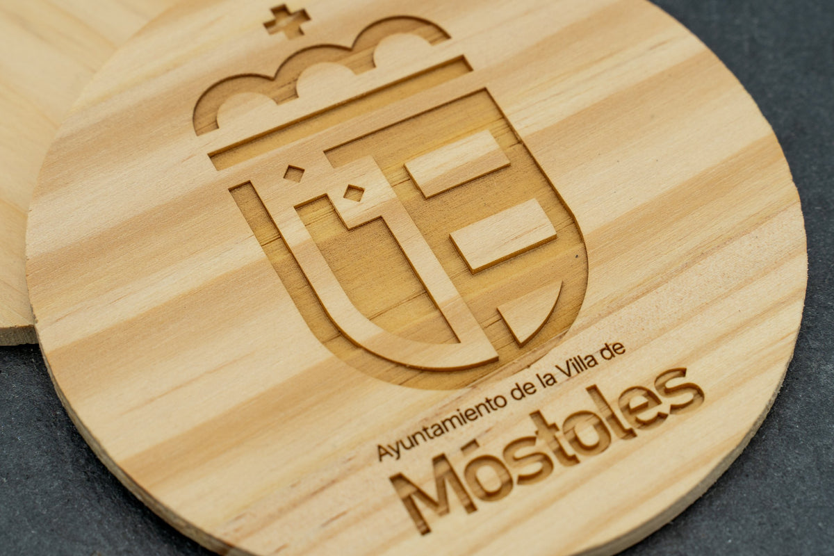 Posavasos de Madera Personalizado