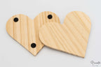 Posavasos de Madera Personalizado Corazon
