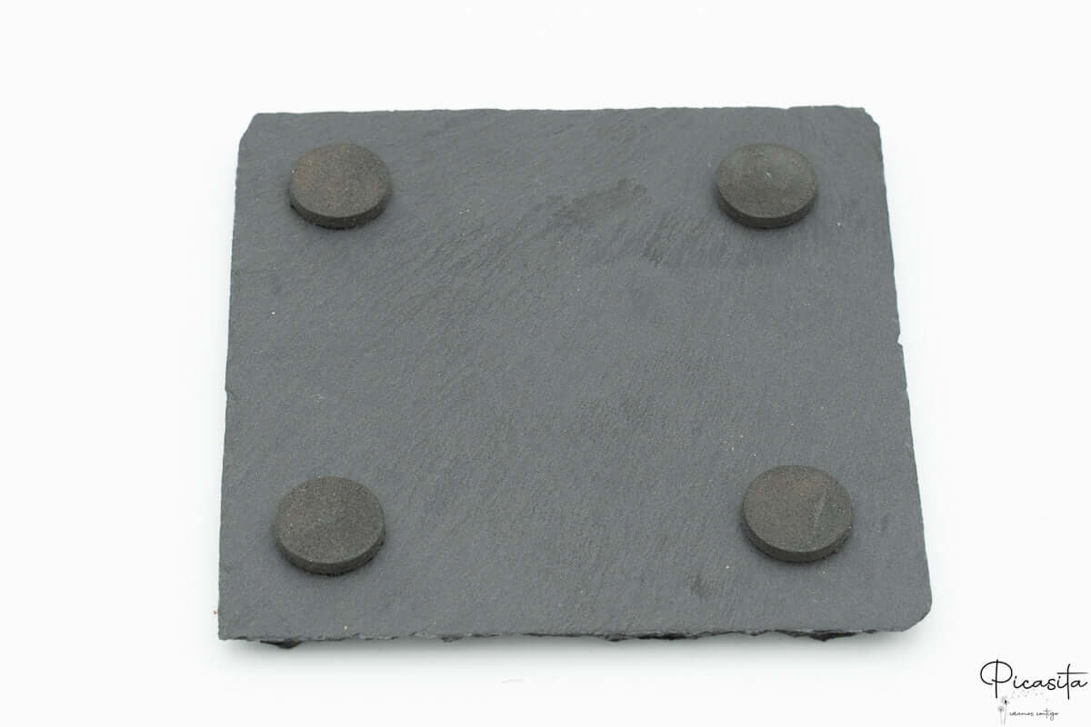 Posavasos de Pizarra Cuadrados Personalizados