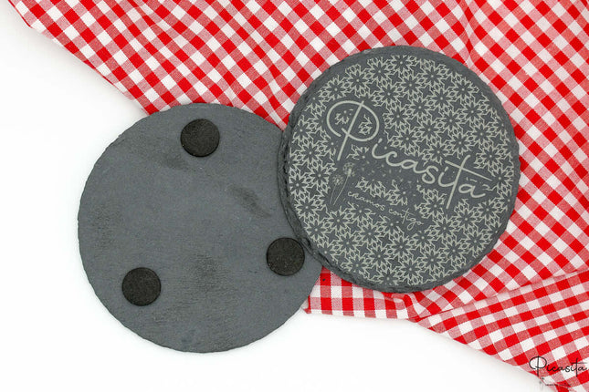 Posavasos de Pizarra Natural Personalizados