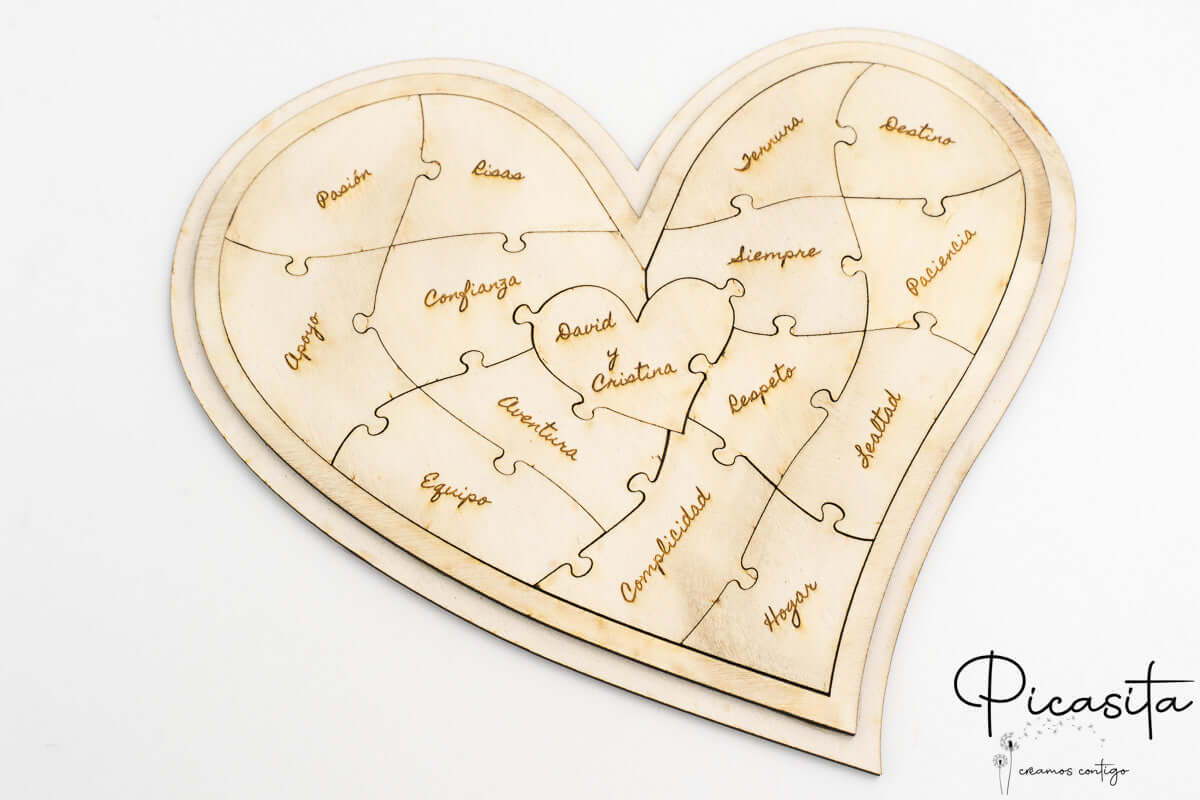 Regalo de San Valentin: Puzzle de Palabras