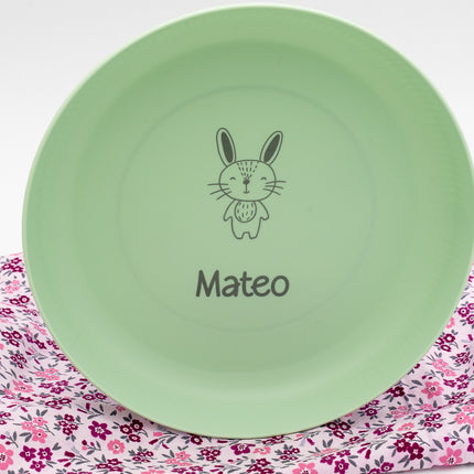 Set Vajilla Infantil Personalizada (Plato, Bol, Vaso)