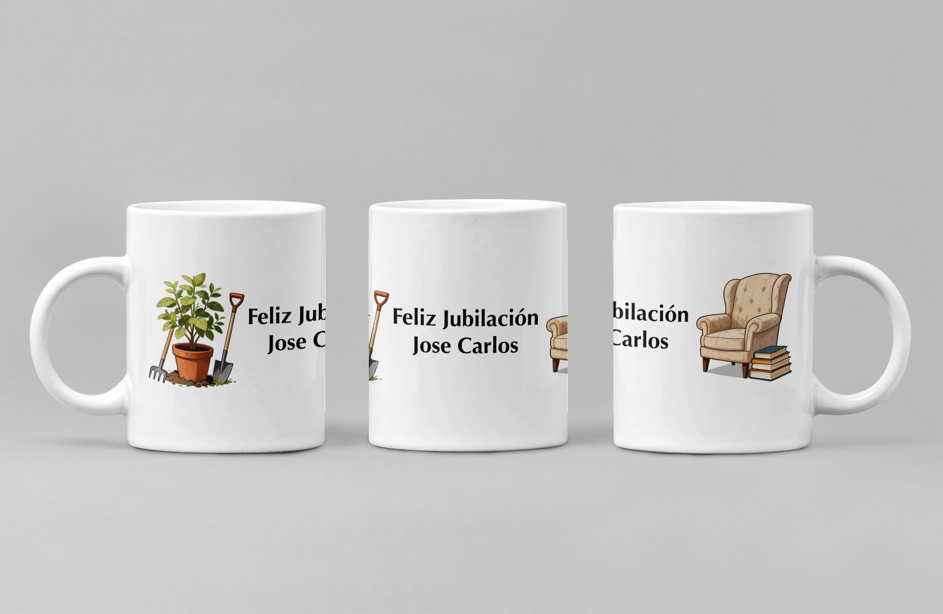 Taza Personalizada Agasallo de Xubilación