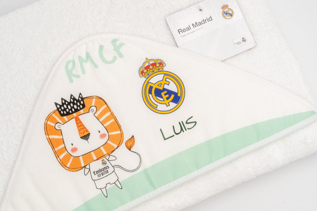 Capa de Baño para Bebe del Real Madrid