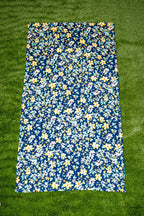 Toalla Playera Flores (90x170) (Estampado Oscuro)