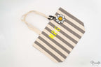 Tote Para la Piscina Rayas Grises