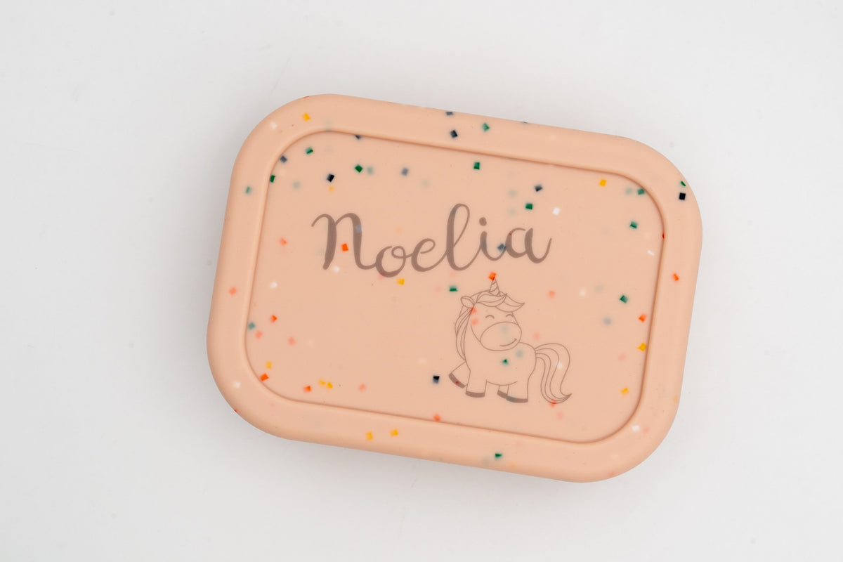 Tupper grande personalizado de silicona