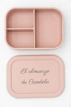 Tupper grande de silicona con tapa personalizada