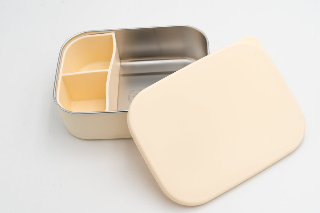 Tàper XL crema amb mòdul de dos compartiments i tapa