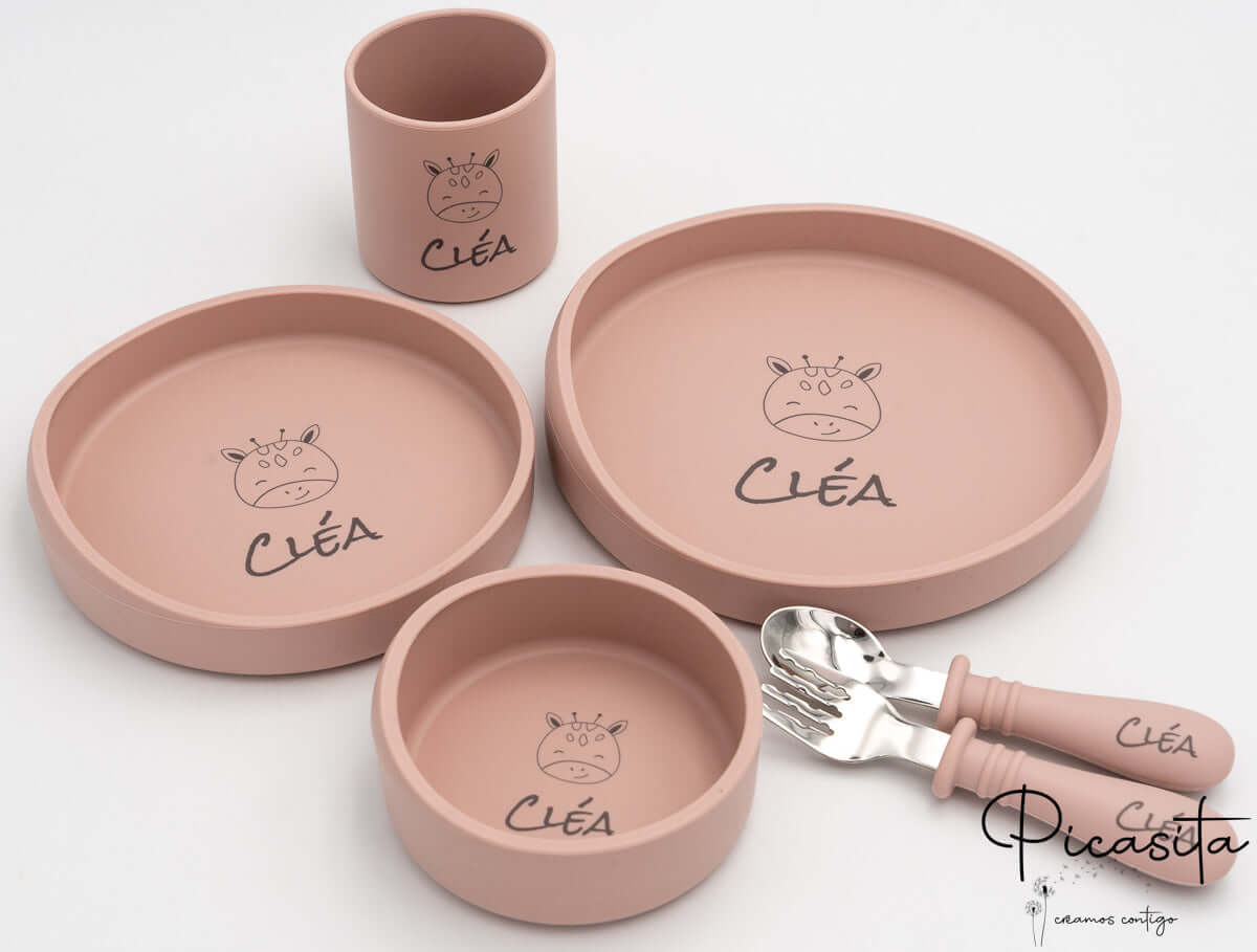 Vajilla Infantil Personalizada 6 Piezas