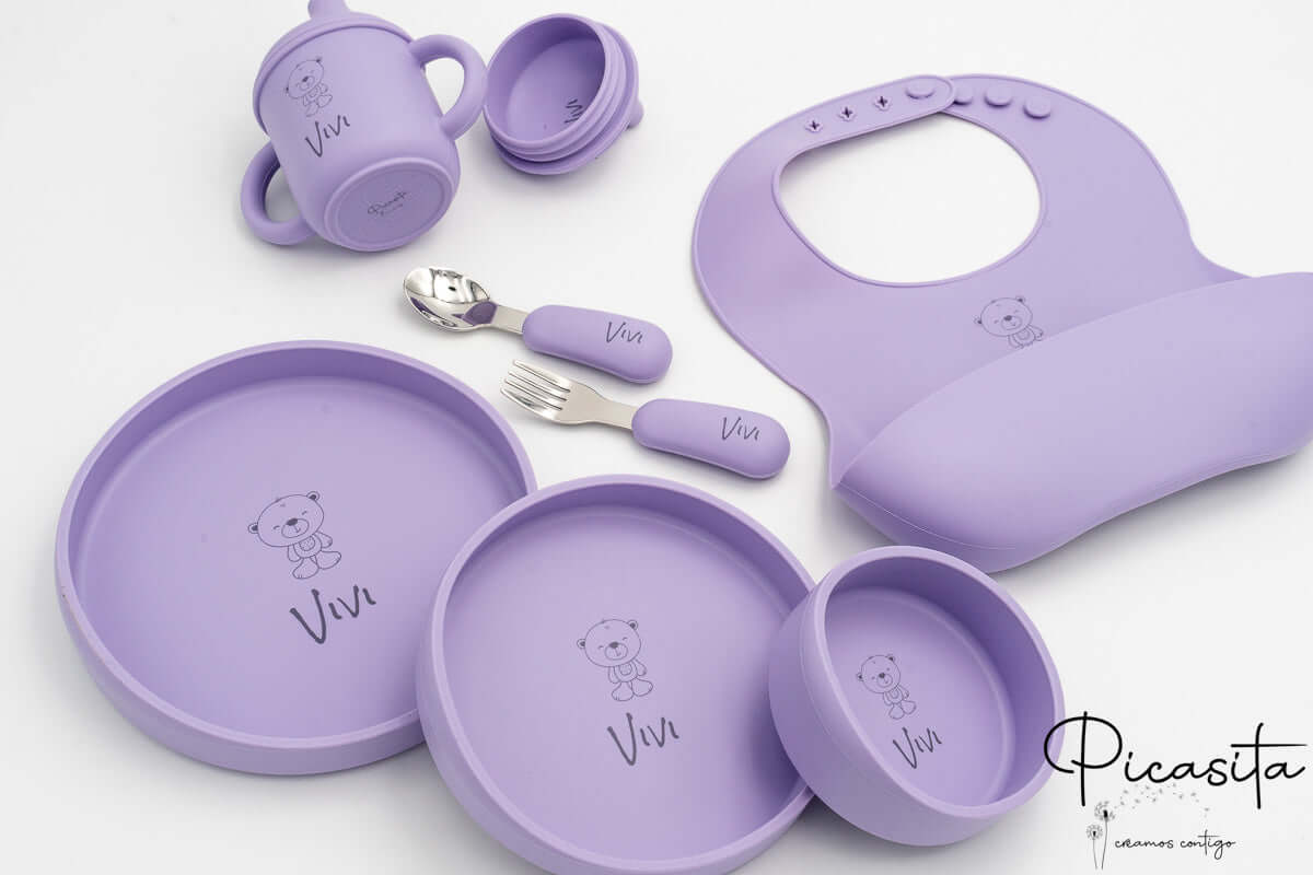 Vajilla para Bebé Personalizada 7 Piezas